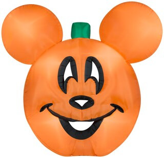 9 1/2' Gemmy Airblown Inflatable Mickey Mouse Pumpkin Jack-O-Lantern Yard Decoration 552054 | Mic... | Michaels Stores