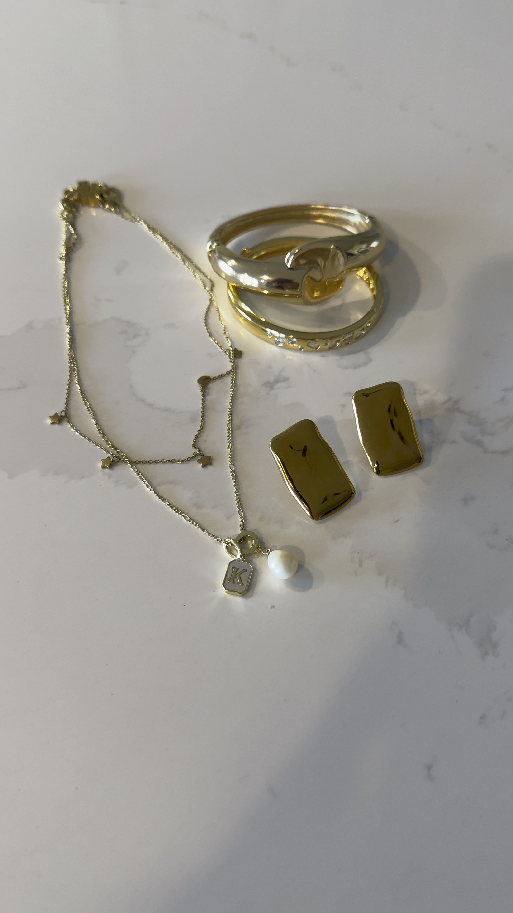 Jewelry I’ve been wearing - most on sale!

Flat earrings, gold jewelry, bangle bracelets, fall outfit styling 

#LTKOver40 #LTKStyleTip #LTKSaleAlert