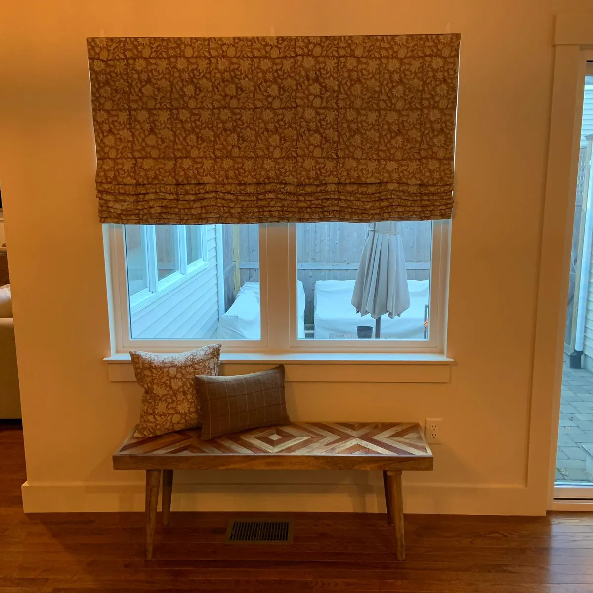 Small// Flower Block Print Handloom Linen Fabric ,upholstery Fabric, Pillow Cover Fabric, Thick F... | Etsy (US)