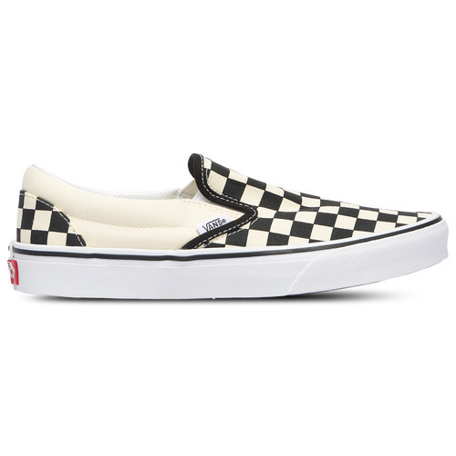 Vans Womens Classic Slip On - Shoes - White / Black | Champs Sports