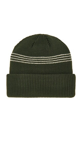 Autumn Headwear Mini Stripe Beanie in Green. | Revolve Clothing (Global)
