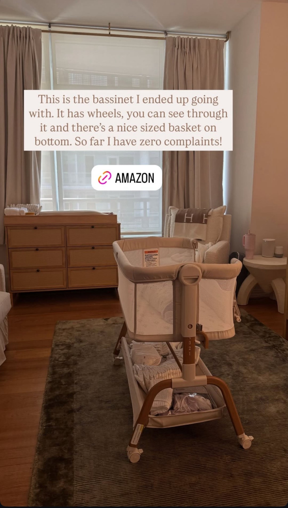 This is the bassinet I ended up going with and so far I have zero complaints!

#LTKFamily #LTKHome #LTKBaby