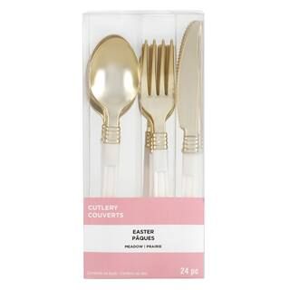 Easter Cutlery by Celebrate It® Meadow, 24ct. | Michaels Stores