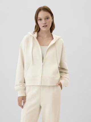 Oversized Fleece Zip Hoodie | Gap Factory