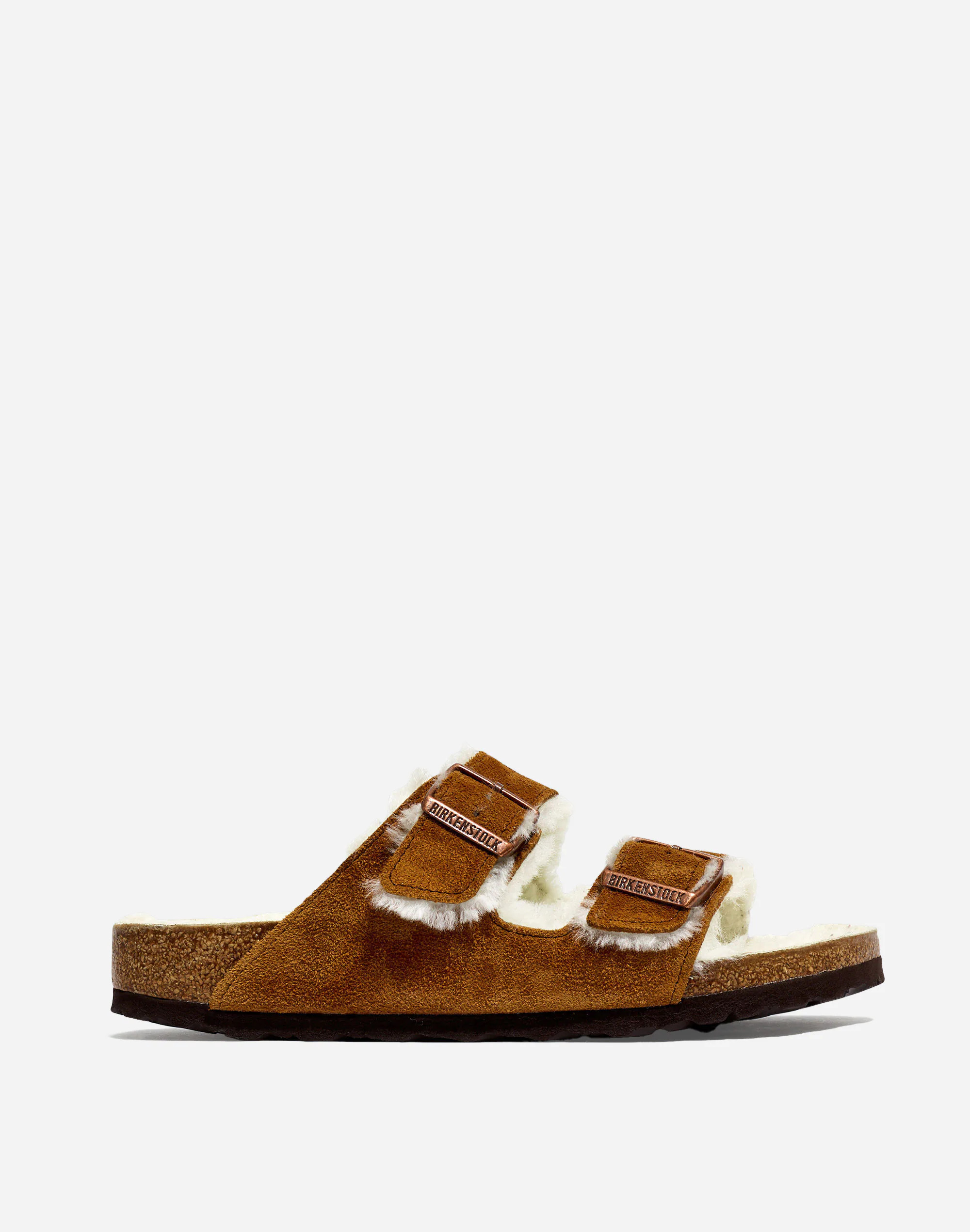 Birkenstock&reg; Suede Arizona Sandals in Shearling | Madewell