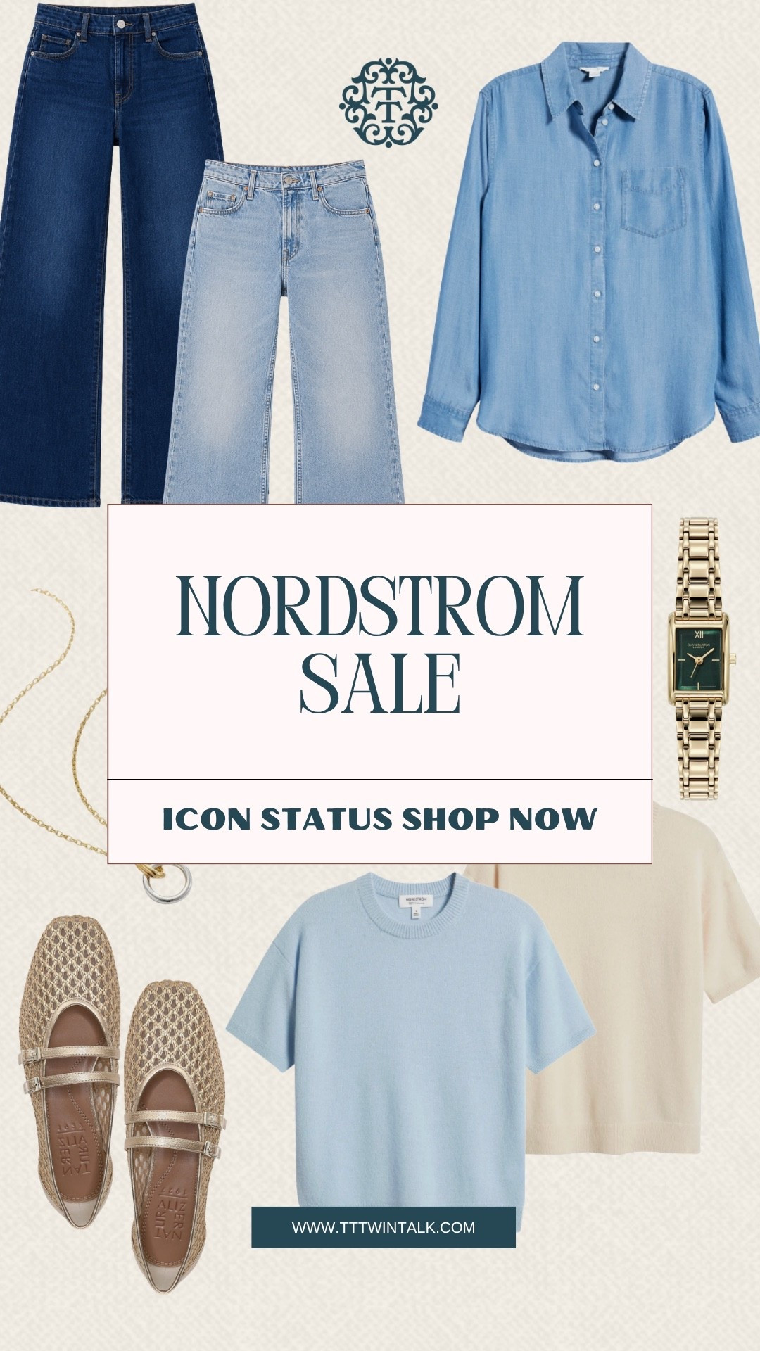 The Nordstrom Anniversary Sale is officially open for Icon Status shoppers, making it the perfect time to grab the season's best finds before they sell out. This roundup features timeless denim, soft knits, classic chambray, versatile flats, delicate jewelry, and everyday accessories you'll wear on repeat. These are the standout pieces worth adding to your cart while they're still on sale.

#LTKSeasonal #LTKOver40 #LTKSaleAlert