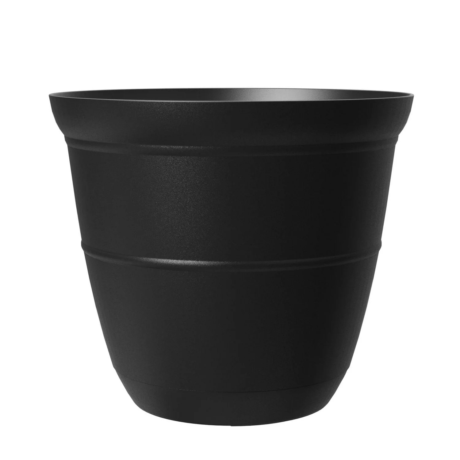 Mainstays Basic Bell Planter 12 inch Black, Classic Design with Attached Tray Durable Weather Res... | Walmart (CA)