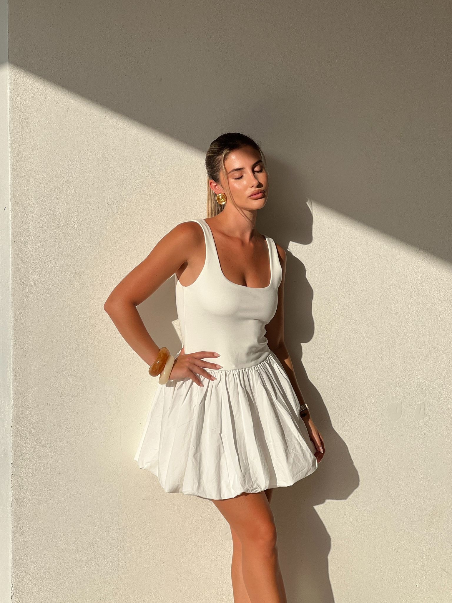 Dissh dresses 🤍

Bubble hem / white dress / mini dress / summer outfit / holiday style / style inspo 

#LTKsummer #LTKtravel #LTKeurope