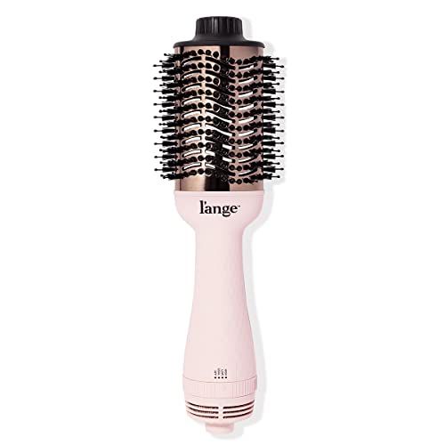 L'ANGE HAIR Le Volume 2-in-1 Titanium Blow Dryer Brush | Hot Air Brush in One with Oval Barrel | Hair Styler for Smooth, Frizz-Free Results for All Hair Types (Blush - 75 mm) | Amazon (US)