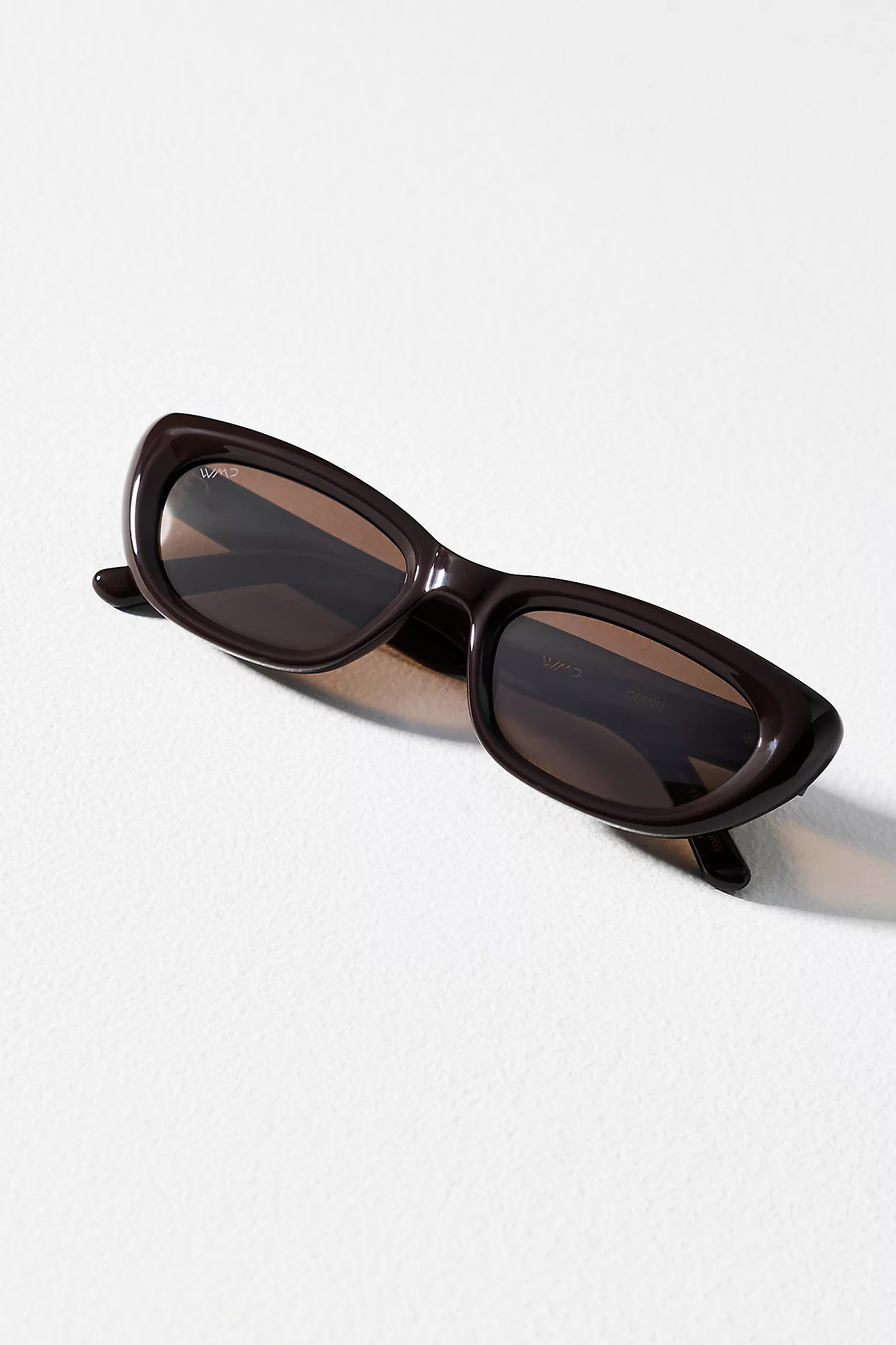 Quinn Slim Rectangle Sunglasses | Anthropologie (US)