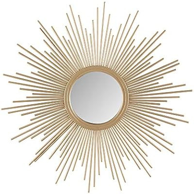 Madison Park Fiore Sunburst Mirror, Small, Gold | Amazon (US)