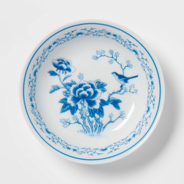 1.7oz Porcelain Lunar New Year Dipping Dish Blue/White | Target