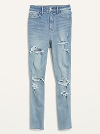 Extra High-Waisted Rockstar 360° Stretch Super Skinny Ripped Jeans for Women | Old Navy (US)