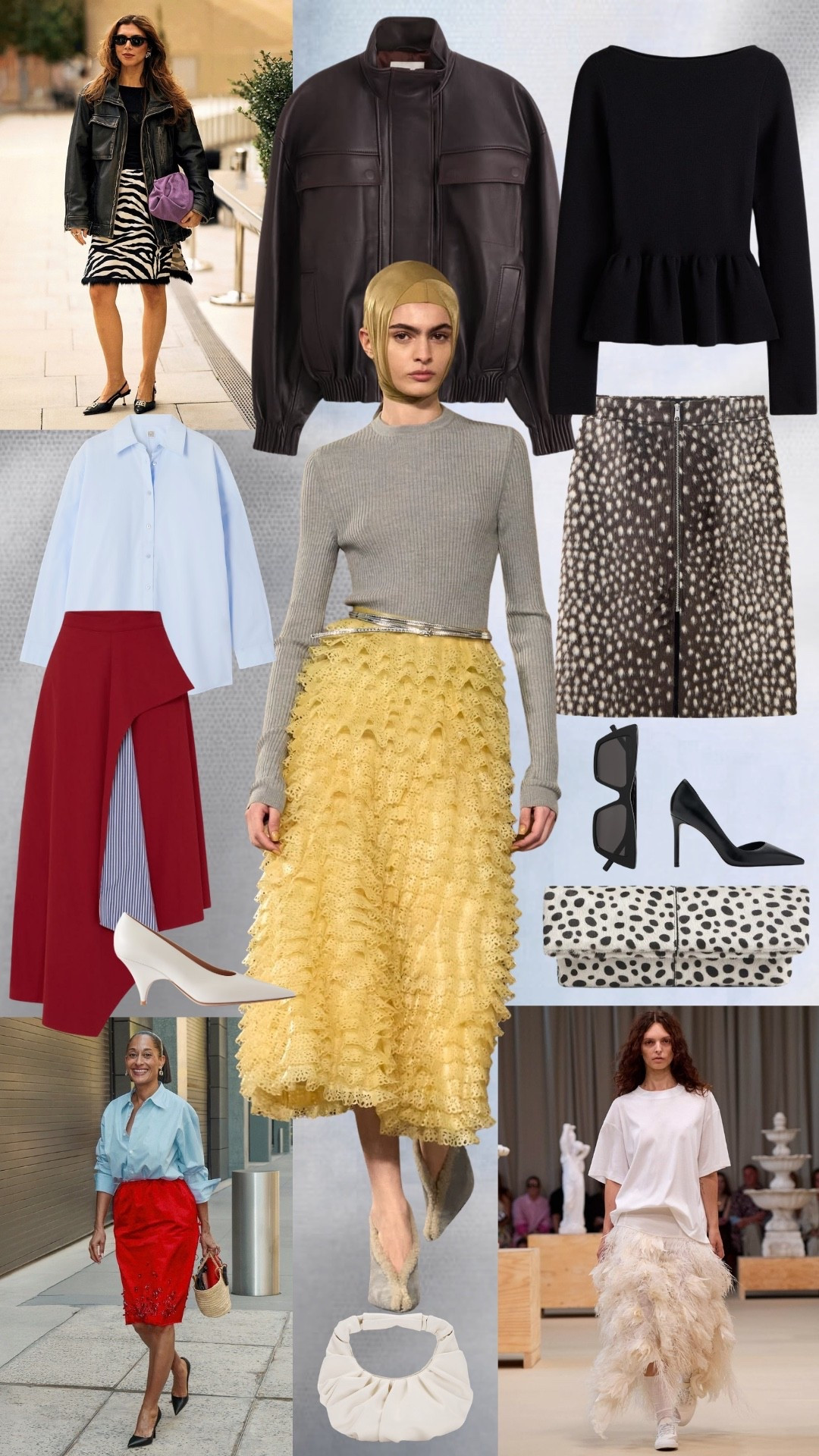 Statement Skirt

When the skirt is the statement, the rest of the outfit can stay effortlessly simple. From dramatic ruffles and feathered textures to bold prints and sculptural shapes, these looks show how a standout skirt can instantly elevate your wardrobe. Pair with a crisp shirt, a fitted knit, or classic heels for an outfit that feels polished, fashion-forward, and easy to wear.

#LTKFashionMonth #LTKuk #LTKautumn