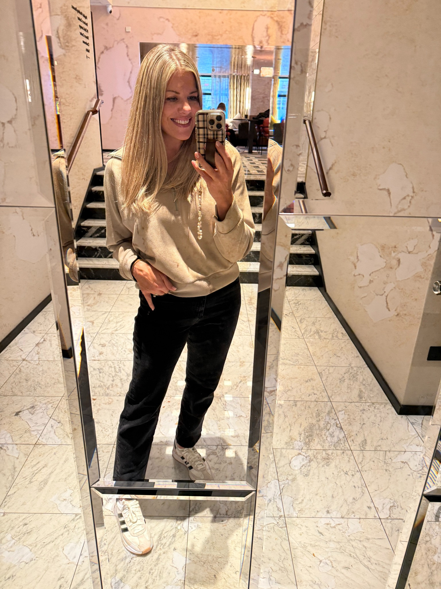 My OOTD for a day in London last week! I love these jeans I wore them three times on the trip. 😍  

 #LTKootd #LTKOver40