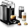 Nespresso Vertuo Coffee and Espresso Machine by Breville with Aeroccino, Chrome | Amazon (US)
