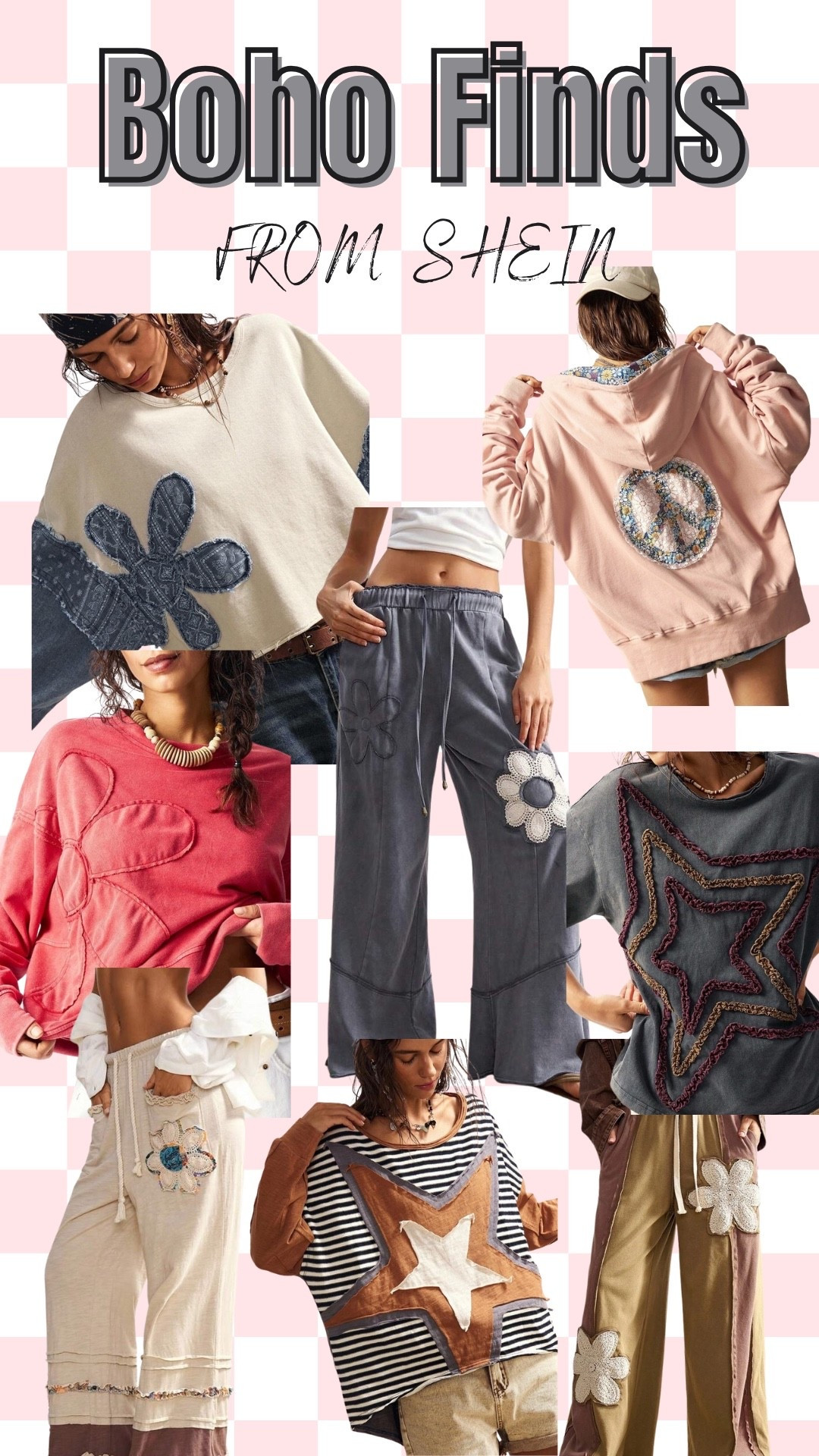 My favorite boho styles from SHEIN are giving all the cozy-chic vibes this season 🌿✨ Flowy fabrics, earthy tones, and effortless layers make these boho outfits perfect for fall fashion lovers. these SHEIN finds are affordable, trendy, and so easy to style!

🛍️ Shop my SHEIN boho favorites now and elevate your wardrobe with timeless bohemian pieces.

#LTKFindsUnder100 #LTKOver40 #LTKFindsUnder50