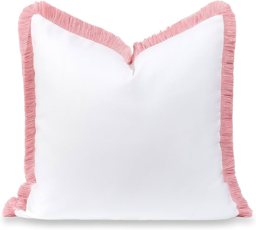 Hofdeco Premium Coastal Grandmillennial Patio Indoor Outdoor Throw Pillow Cover Only, 22"x22" Wat... | Amazon (US)