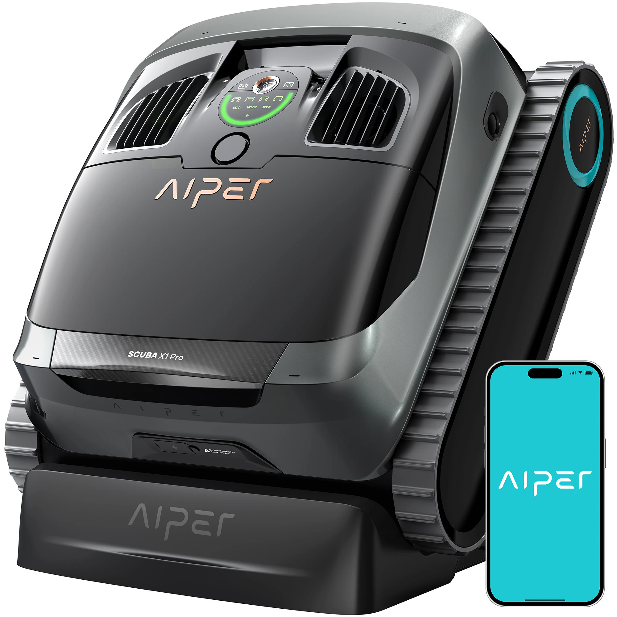 Aiper Cordless 7.9-in Robotic Pool Vacuum one_size | SCUBA X1 PRO | Lowe's