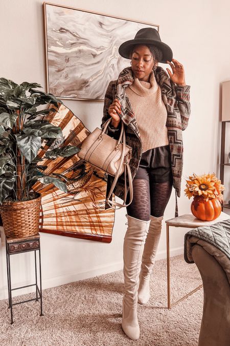 Tribal print + Patterned tights 🤌🏾✨ 

Fall outfit, weekend outfit, casual outfit, fall look, thigh high boots, Amazon fashion deals, fall style, turtle neck outfit, pattern tights styling, Target jacket, Target style 

#LTKstyletip #LTKshoecrush #LTKSeasonal