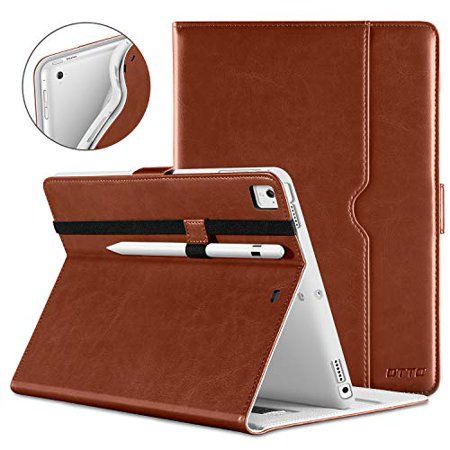 DTTO iPad 9.7 Inch 5th/6th Generation 2018/2017 Case with Apple Pencil Holder, Premium Leather Folio | Walmart (US)