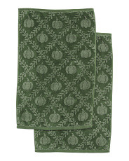 Set Of 2 Pumpkin Cottage Hand Towels | Bed & Bath | Marshalls | Marshalls