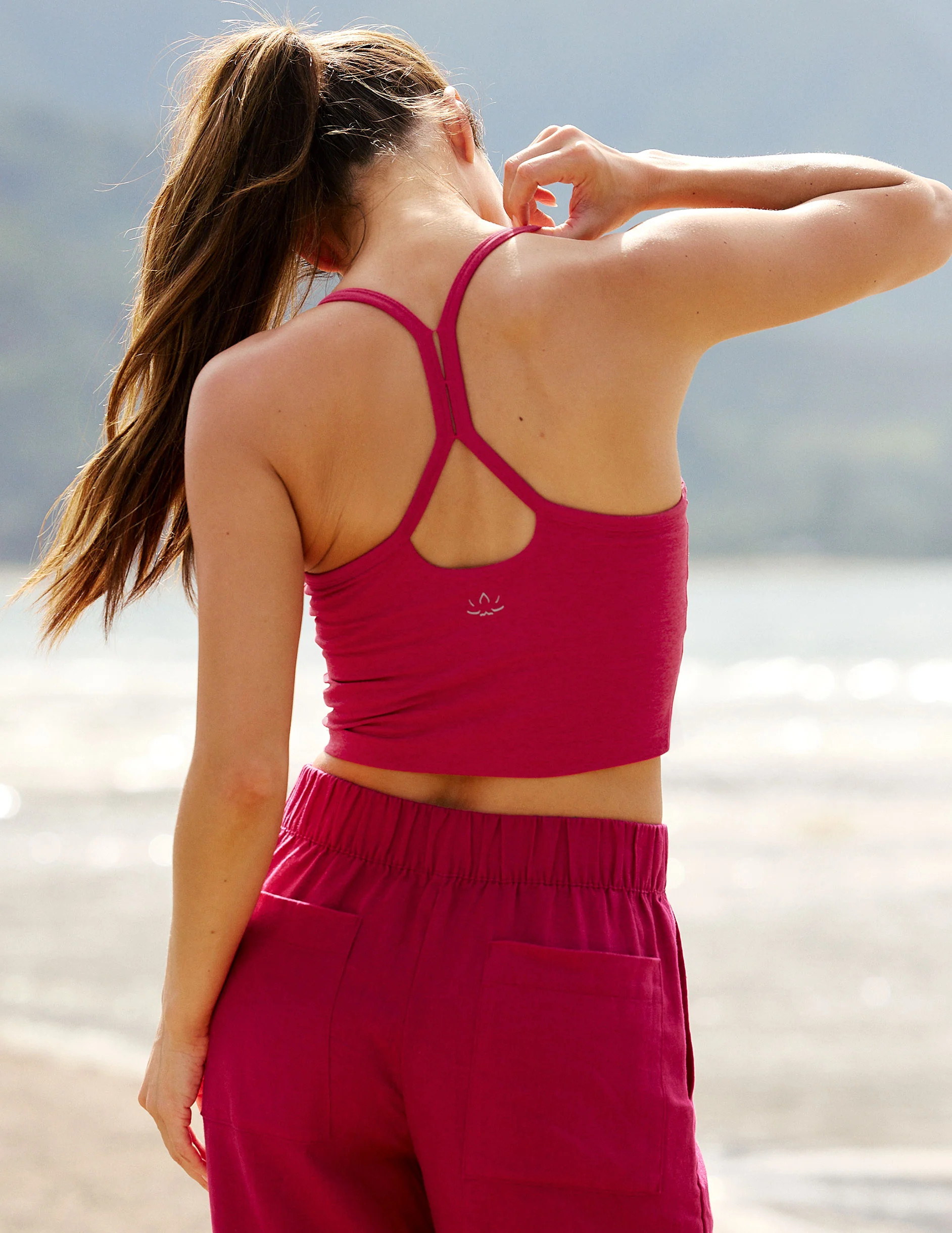 Spacedye Slim Racerback Cropped Tank | Beyond Yoga | Beyond Yoga