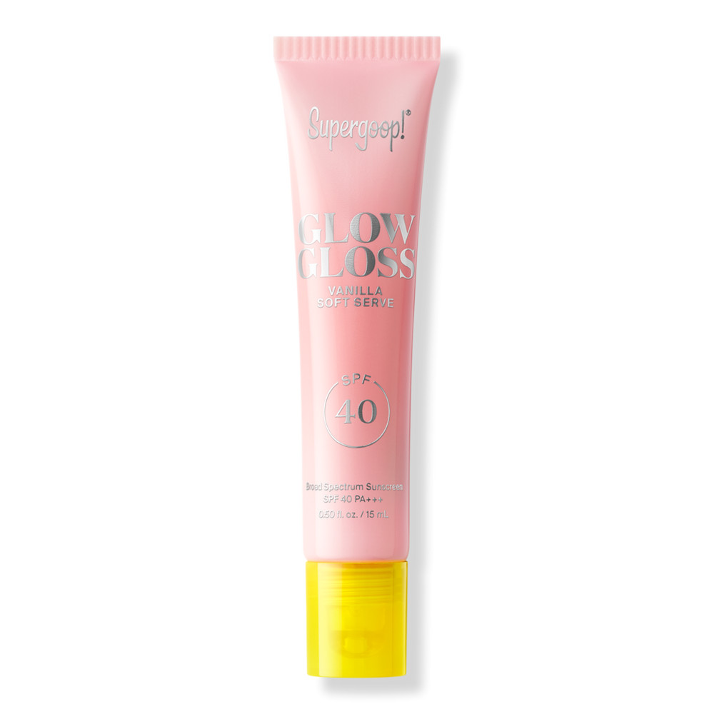 Supergoop! Glow Gloss SPF 40 Lip Balm with Peptides & Shea Butter - Vanilla Soft Serve | Ulta