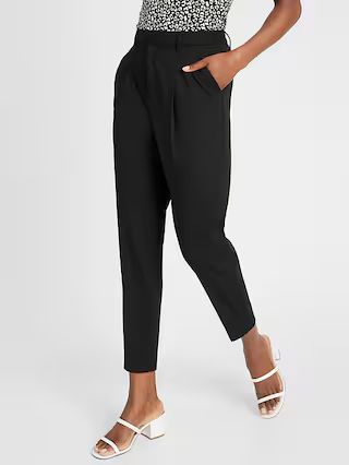 Pleated-Front Tapered Pant | Banana Republic Factory