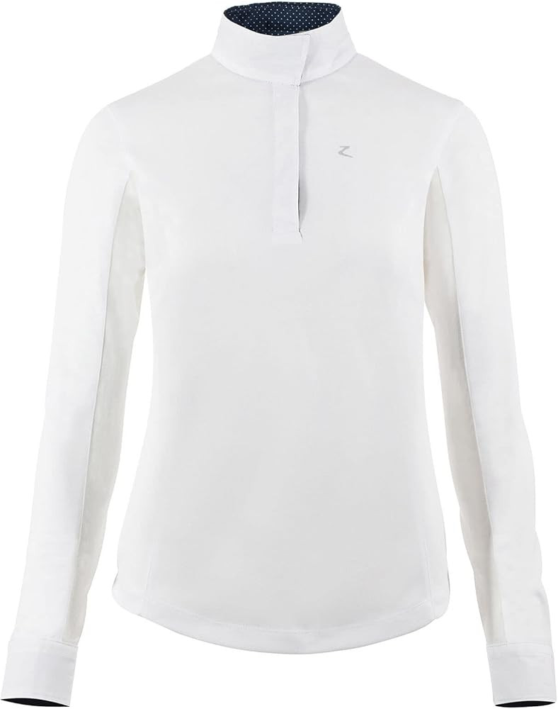 HORZE Blaire Women's Long Sleeved Nanotex Equestrian Show Shirt - UPF 30+ UV Protection | Amazon (US)