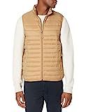 Amazon.com: Amazon Essentials Men's Lightweight Water-Resistant Packable Puffer Vest, Camel, Smal... | Amazon (US)