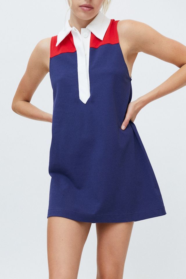 UO Harmon Sleeveless Polo Mini Dress | Urban Outfitters (US and RoW)