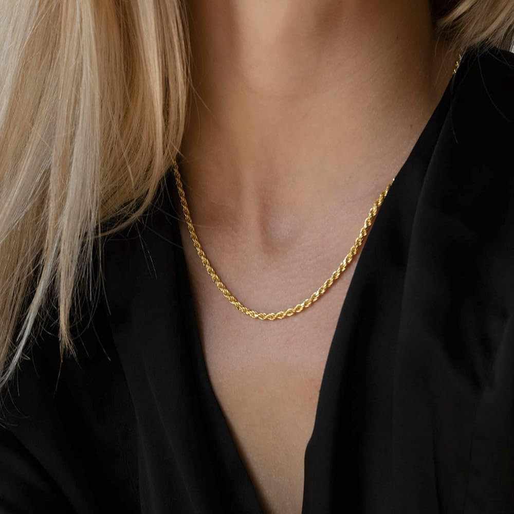 Twist Rope Chain-gold | Amazon (CA)