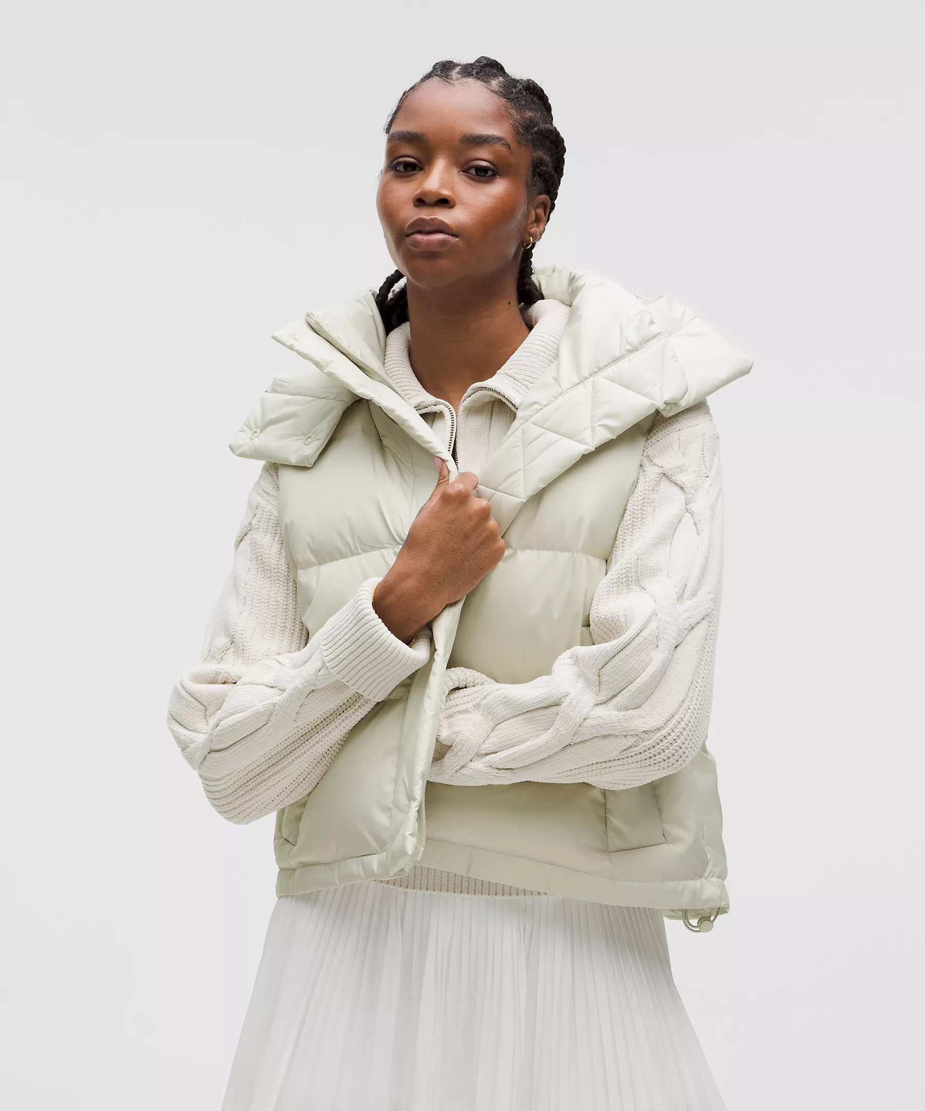 Wunder Puff 600-Down-Fill Cropped Vest | Women's Coats & Jackets | lululemon | Lululemon (US)