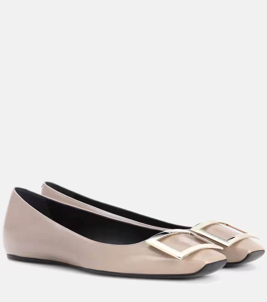 Belle Vivier leather ballet flats | Mytheresa (DACH)
