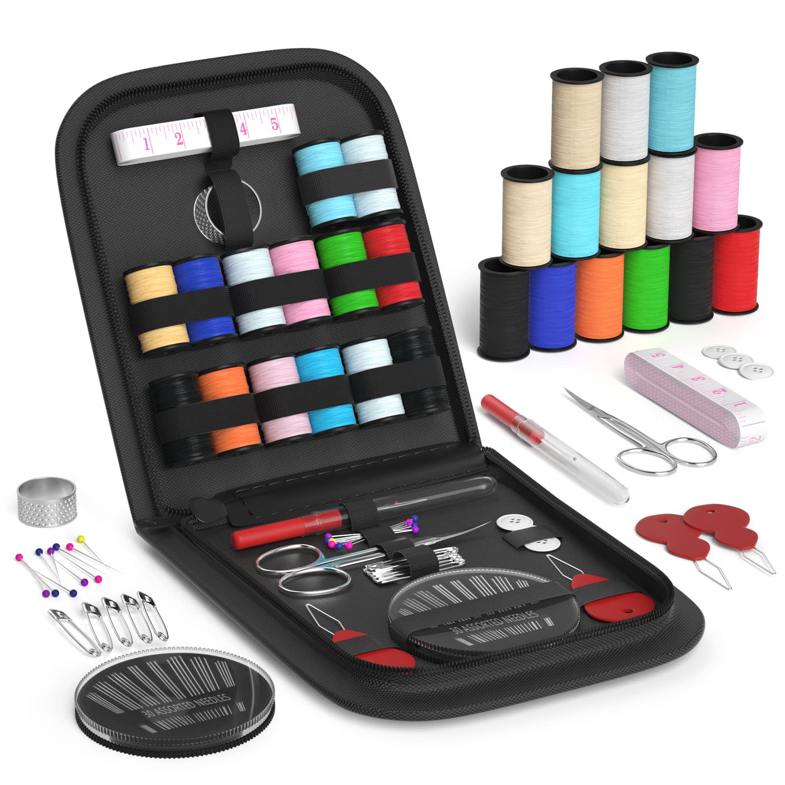 Coquimbo Sewing Kit Christmas Gifts for Grandma, Mom, Adults, Kids, Beginner, Traveler, Emergency... | Amazon (US)