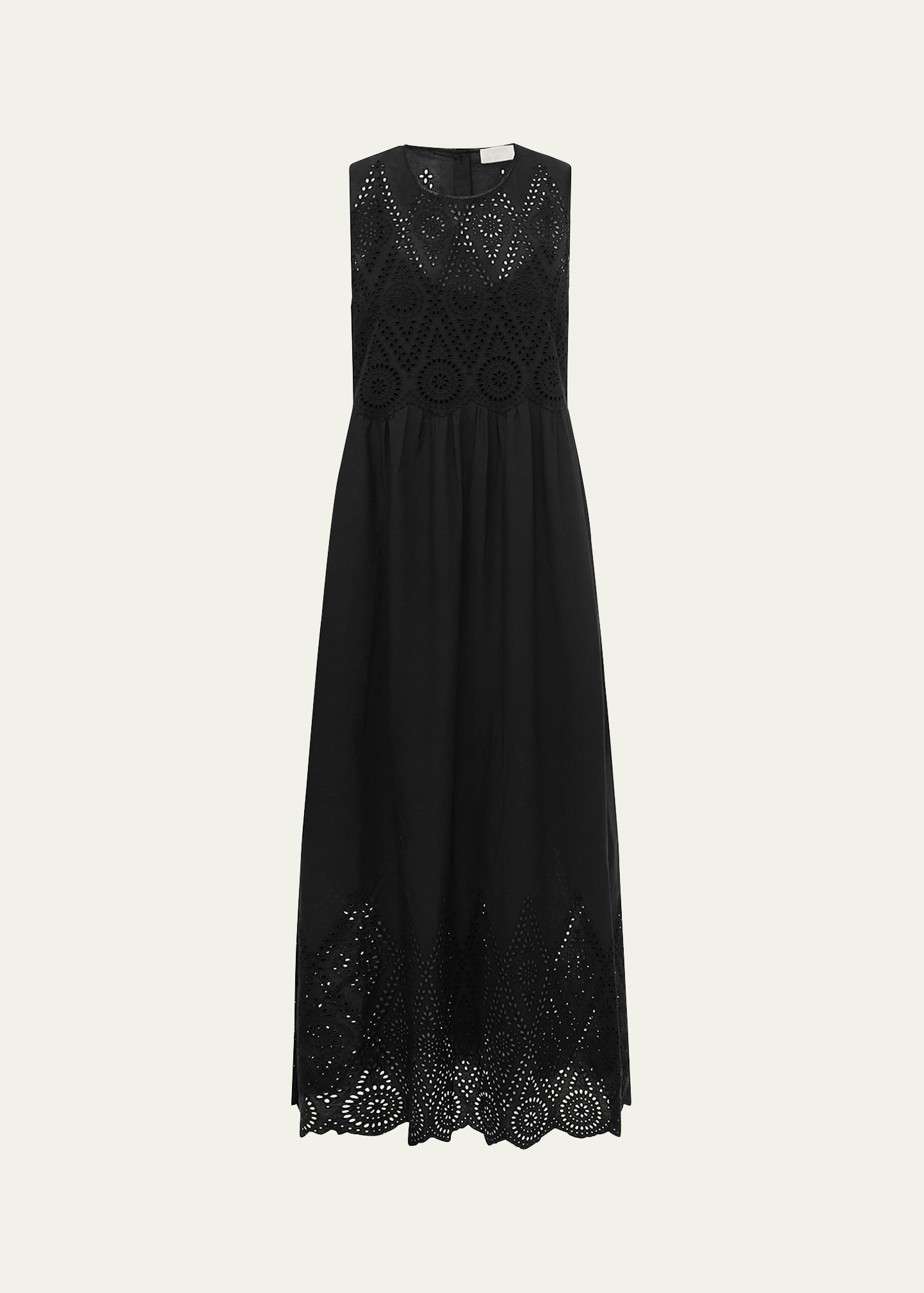 Posse Louisa Sleeveless Long Embroidered Shift Dress | Bergdorf Goodman