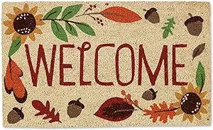 DII Natural Coir Outdoor Welcome Doormat Thanksgiving & Fall Front Door Mat, Porch Décor, 17x29,... | Amazon (US)