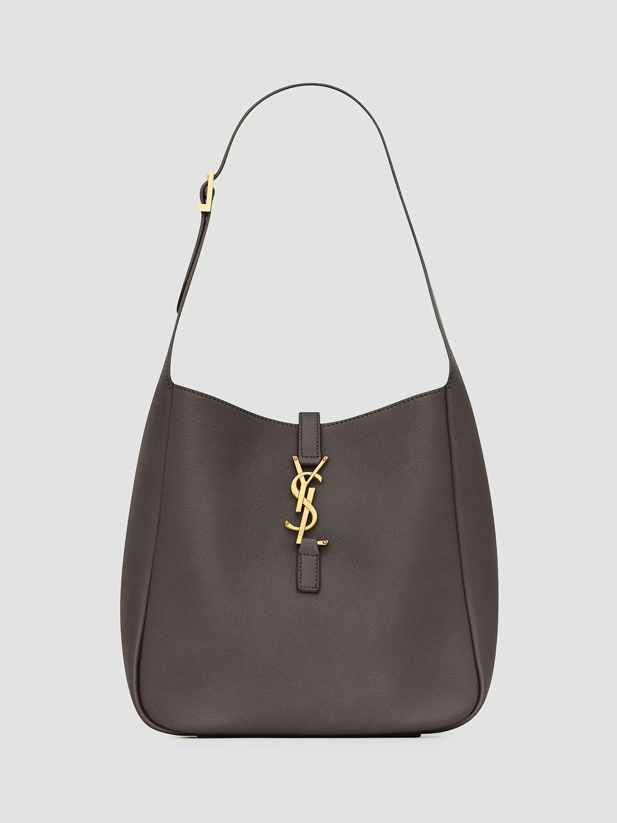 Le 5 À 7 Supple Small Shoulder Bag in Grained Leather | Saks Fifth Avenue