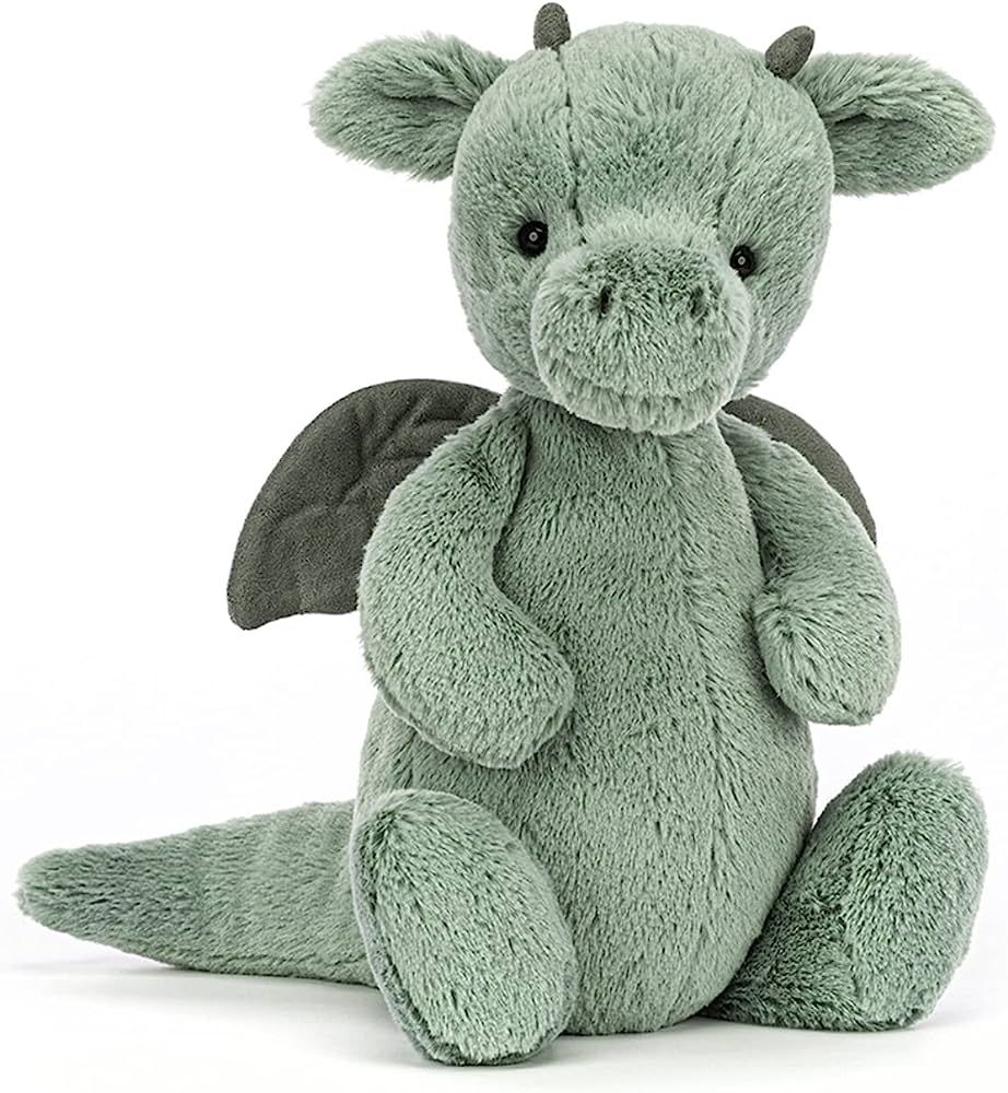 Jellycat Bashful Dragon Stuffed Animal, Medium, 12 inches | Amazon (US)