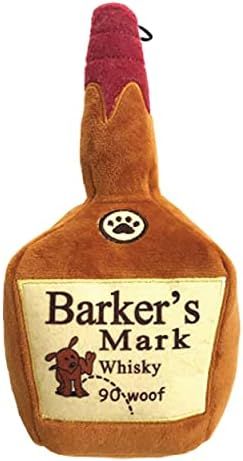 Lulubelles Barker's Mark Plush Dog Toy with Squeaker | Funny Dog Birthday Gift | Fun, Durable, an... | Amazon (US)