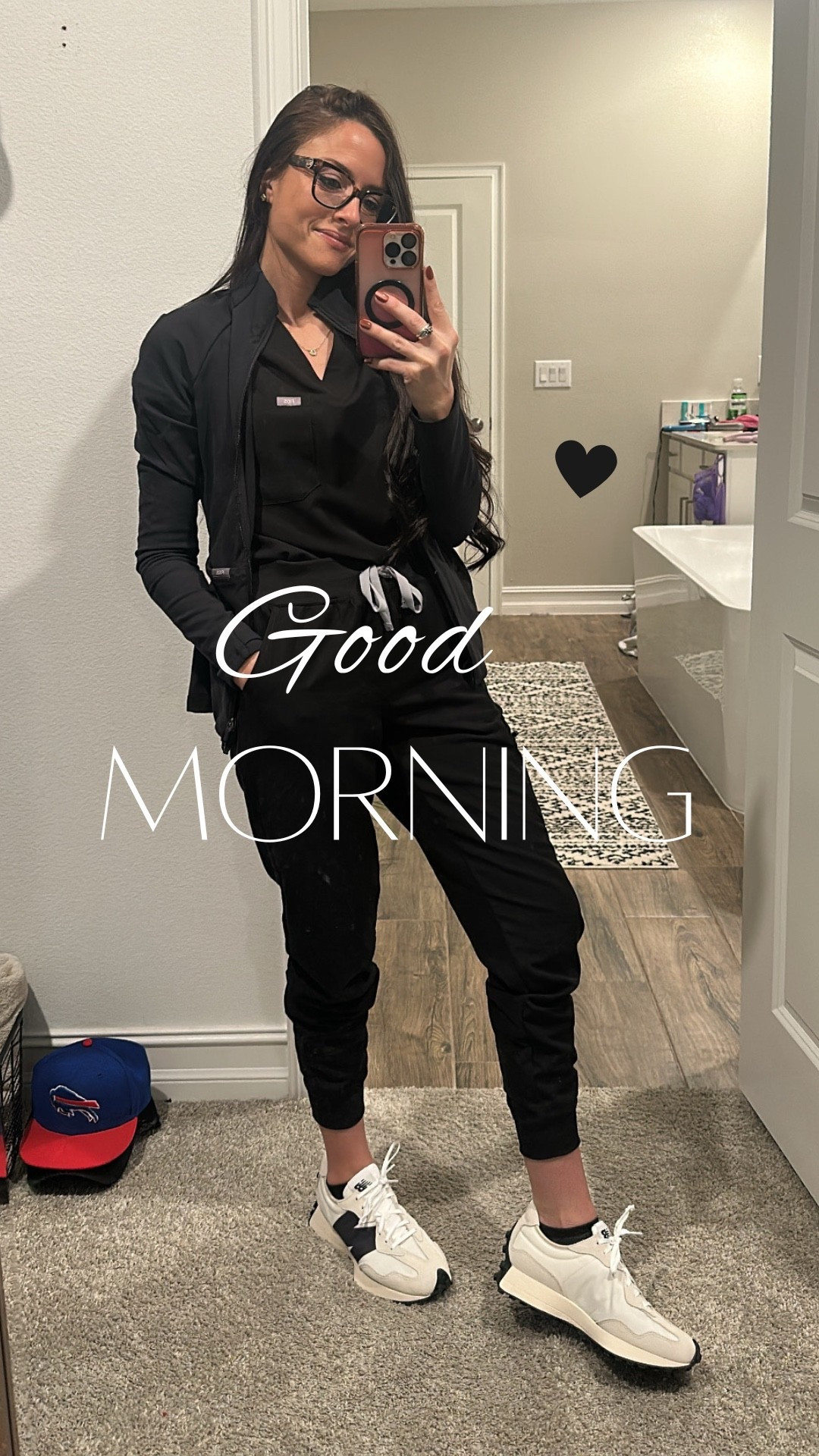 Happy Tuesday babes!!! Linking my new 327 new balance sneakers ! I’m completely obsessed with them ❤️ wearing my normal size 9 & they fit perfect ! Also linking my figs scrubs ! So comfy for work everyday 

#LTKmorningroutine #LTKgrwm #LTKootd