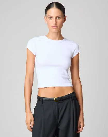 Basic Crew Neck Baby Tee | Glassons (Australia)