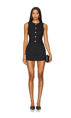 Amanda Uprichard x REVOLVE Kendall Romper in Black from Revolve.com | Revolve Clothing (Global)