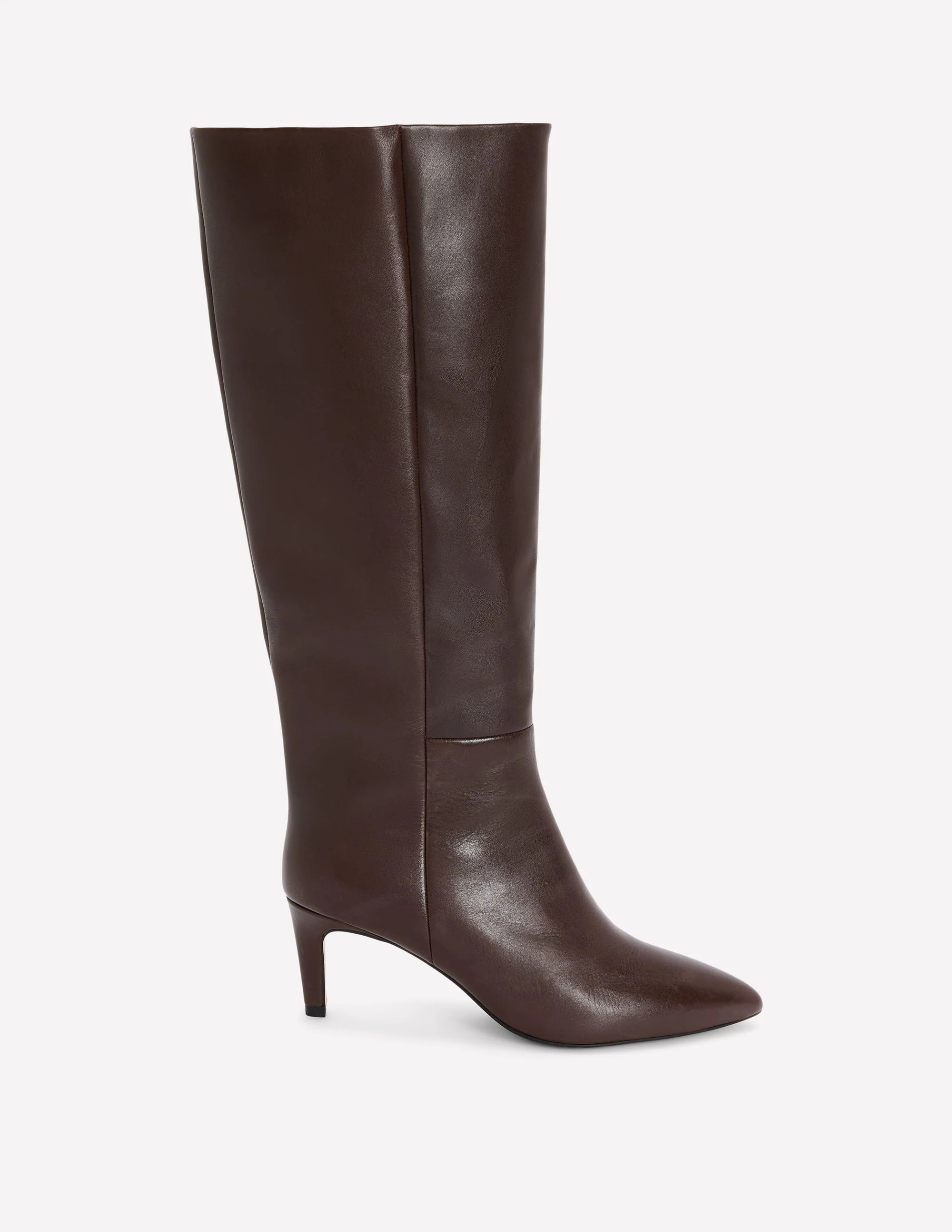 Boden Women's Straight Leg Heeled Boots in Brown | Size 36 | Boden (US)