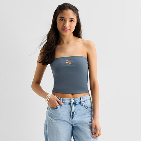 Arizona Womens Juniors Tube Top, 3x-large, Blue | JCPenney