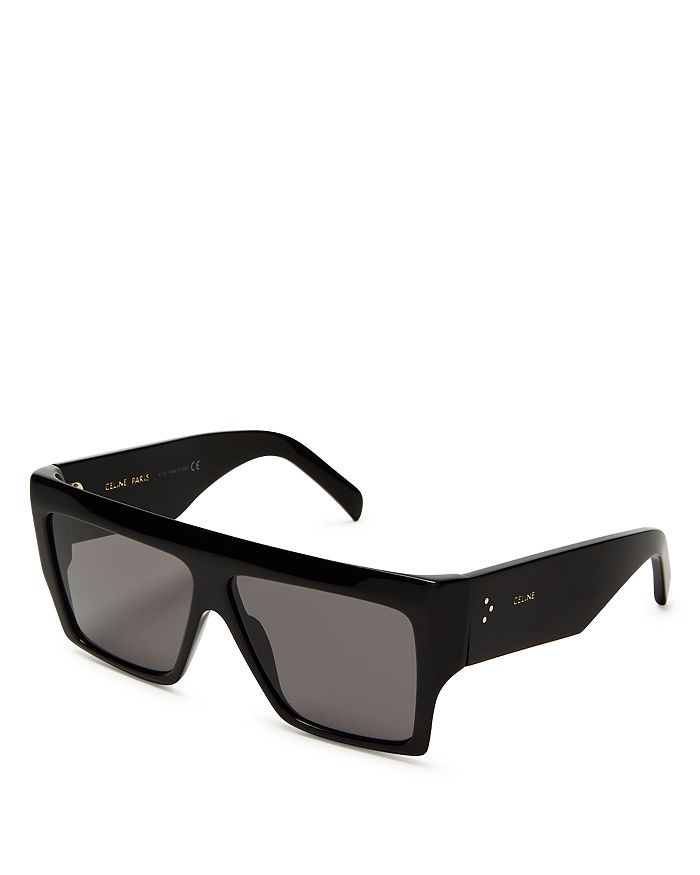 Unisex Flat Top Square Sunglasses, 57mm | Bloomingdale's (US)