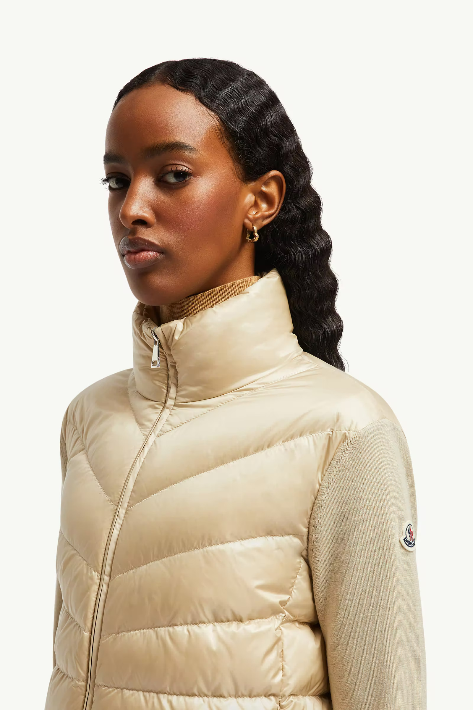 Padded Wool Cardigan | Moncler