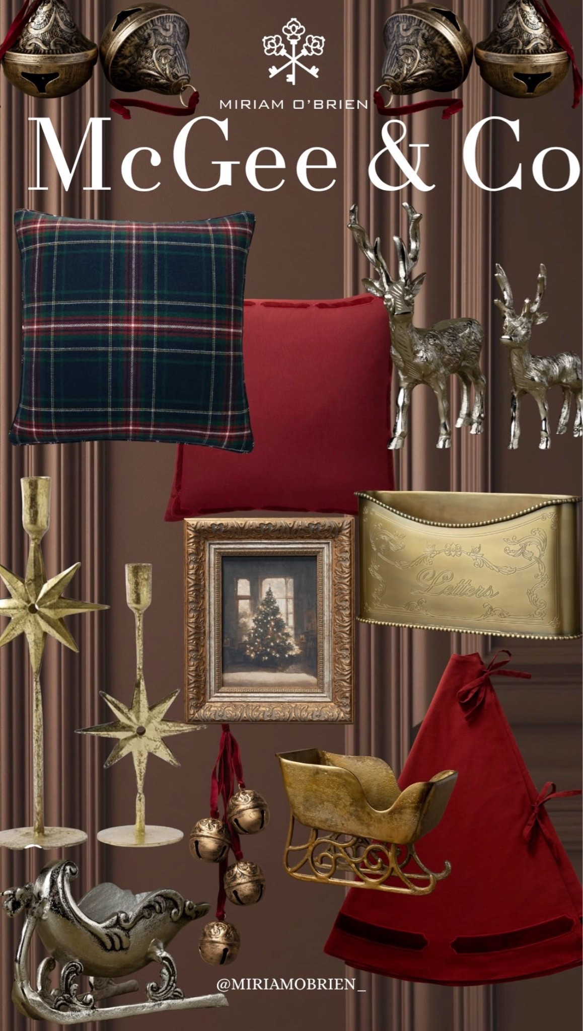 If you love a classic, timeless Christmas, this McGee & Co. collection is SO good. ❤️ Think vintage-inspired details, tartan, antique brass, velvet, bells, sleighs, and cozy holiday decor that feels collected rather than overly themed.

Saving this one for Christmas decorating inspiration! 🎄✨

Follow @MiriamObrien on Instagram and TikTok for more home finds, decor inspiration & shoppable favorites!

#McGeeAndCo #ChristmasDecor #ChristmasDecorating #HolidayDecor #ChristmasHome #TraditionalChristmas #ClassicChristmas #VintageChristmas #CozyHome #HomeDecor #HolidayHome #ChristmasInspo #HomeFinds #LTKHome #LTKFinds

#LTKOver40 #LTKHome #LTKSeasonal
