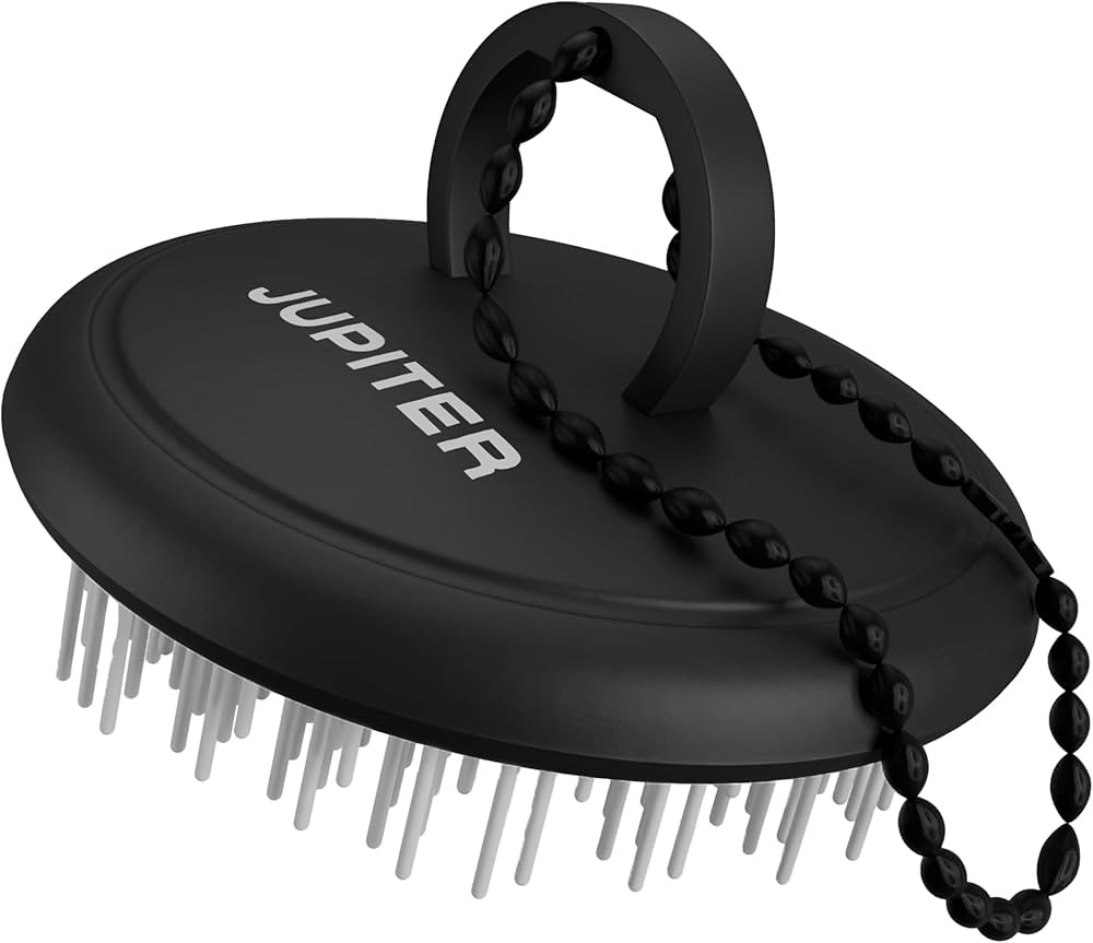 Jupiter Scalp Exfoliator - Scalp Massager Tool for Wet & Dry Hair - Ergonomic Detangler Brush - D... | Amazon (US)